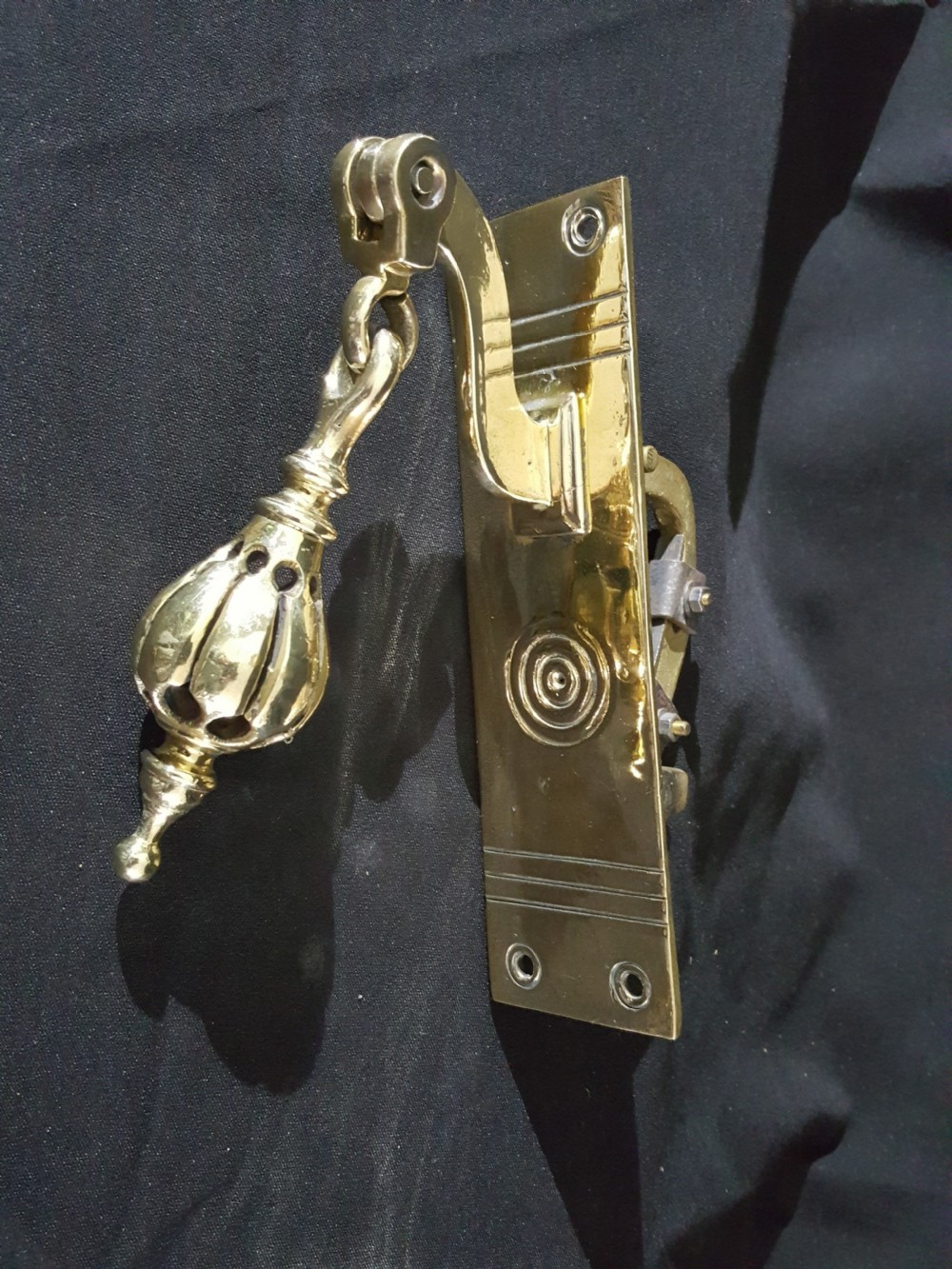 georgian brass pull bell