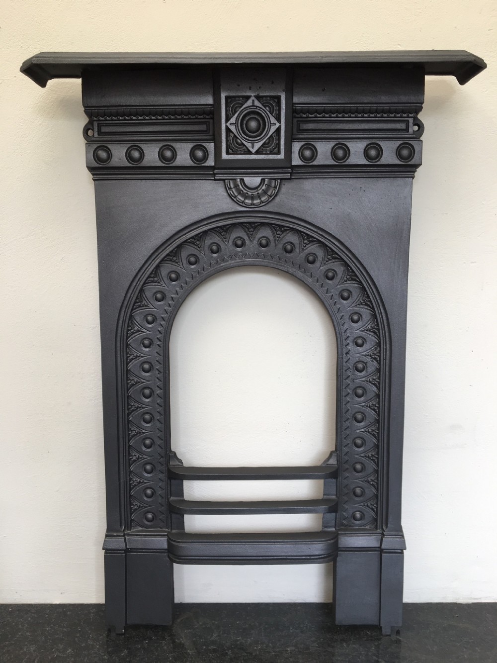 victorian bedroom cast iron fireplace