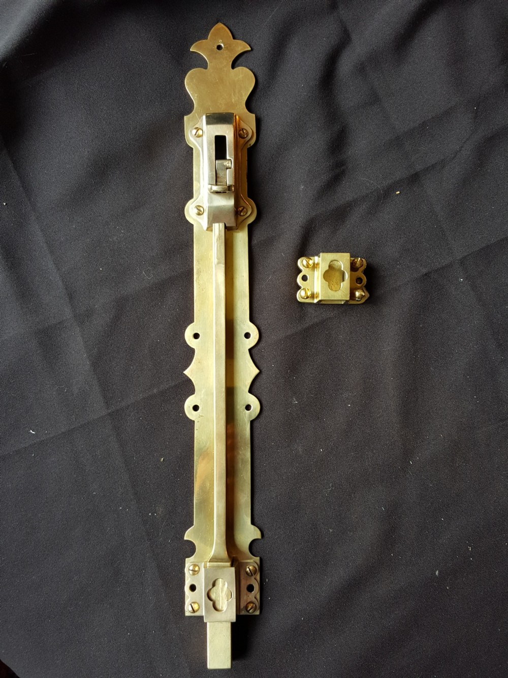 brass gothic victorian bolt