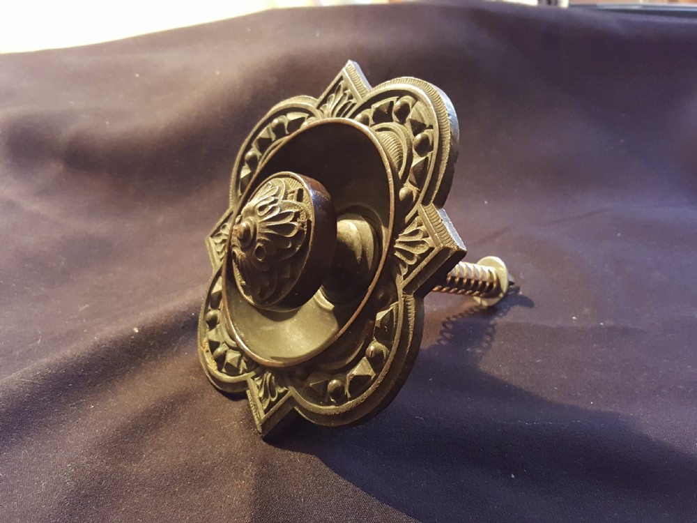 iron victorian fully restored door bell pull