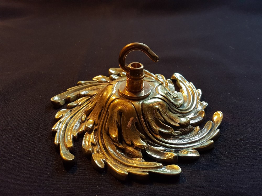 one victorian cast brass ceiling rose