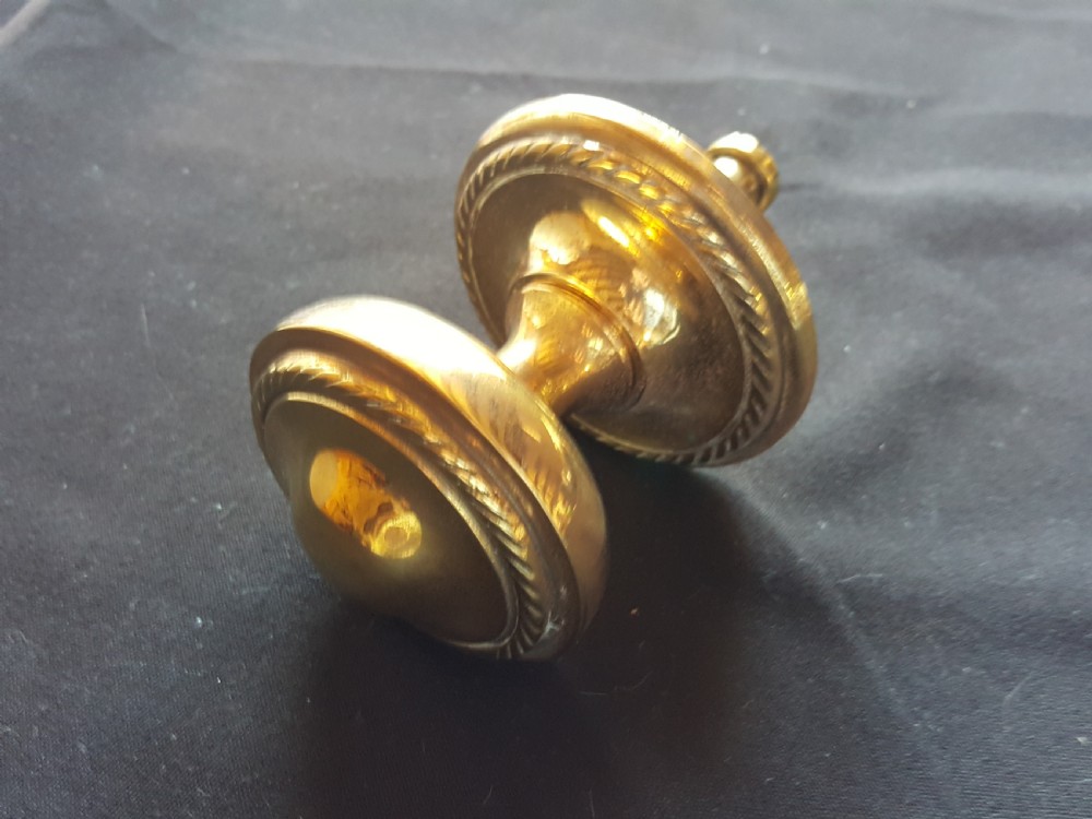 sa100 regency brass centre door knob