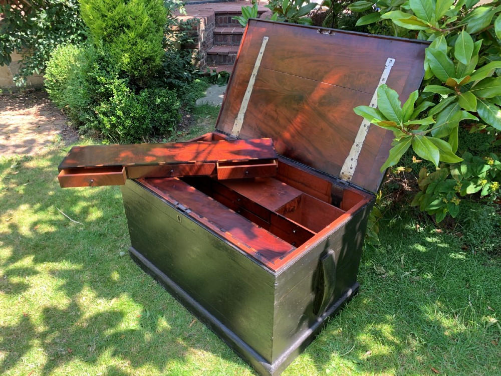 victorian carpenters cabinet makers tool chest